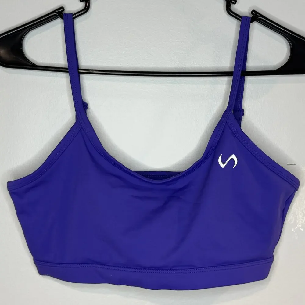 TLF purple sports bra size large